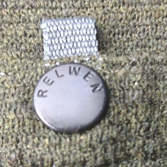 Relwen Men's Dark Green Crewneck Sweater - Picture 3 of 9